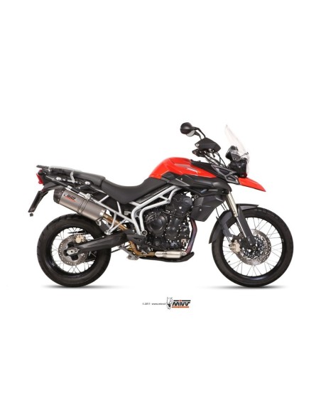 silencioso mivv oval titan tapa carbono triumph tiger 800 xc xr xrx xcx xrt xca 11 16