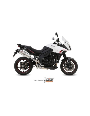 silencioso mivv oval titan c tapa carbono triumph tiger 1050 sport 2013 16 t 014 lnc