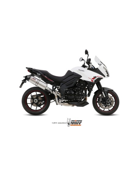 silencioso mivv oval titan c tapa carbono triumph tiger 1050 sport 2013 16 t 014 lnc
