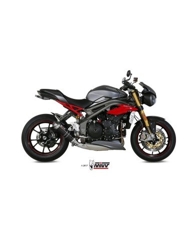 silencioso mivv gp black triumph speed triple 2016 17 t 016 lxb