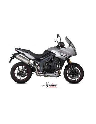 silencioso mivv oval titan c tapa carbono triumph tiger 1050 sport 2017 20 t 017 lnc