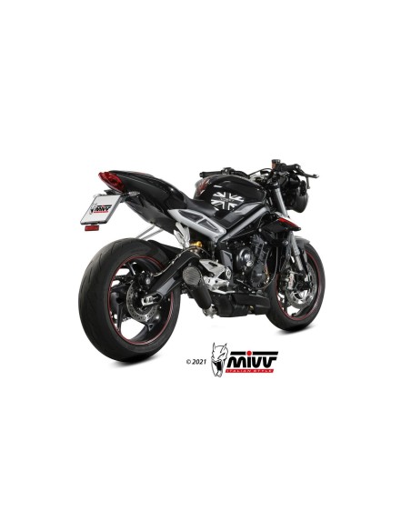 silencioso mivv x m5 black triumph street triple r s rs 2017 23 t 019 sc5b