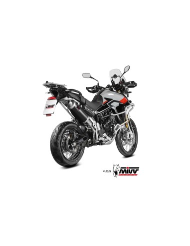 silencioso mivv dakar black triumph tiger 900 gt pro rally 2024 26 t 028 lekb