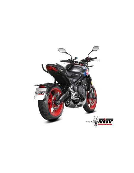 escape completo mivv 3x1 delta race black triumph trident 660 2025 26 t 029 kdrb