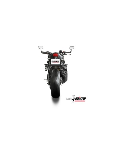 escape completo mivv 3x1 sr 1 black titanium triumph street triple 765 r rs 2025 26