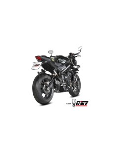 escape completo mivv 3x1 x m5 black triumph street triple 765 r rs 2025 26 t 031 sc5b 2