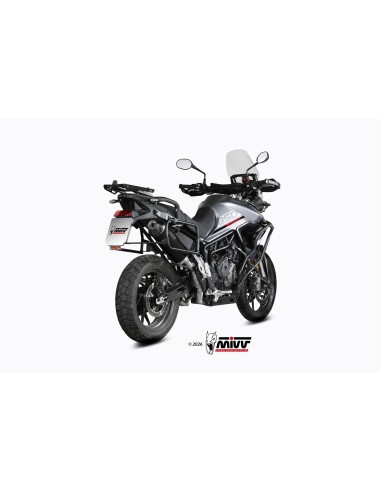 silencioso mivv oval black con tapa de carbono triumph tiger 850 sport 2021 25 t 032 lvc