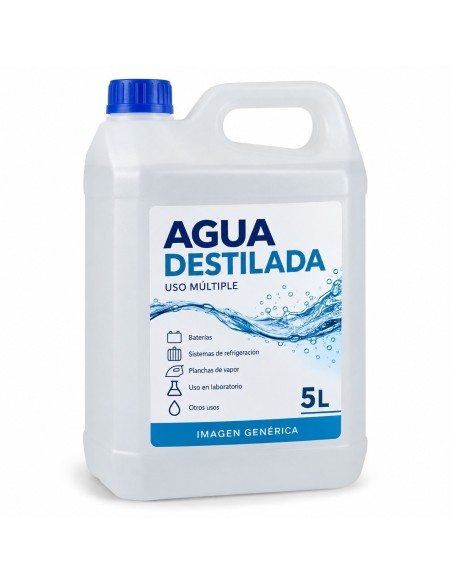 agua destilada durax 5 litros