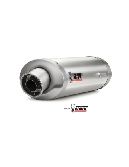 silencioso mivv oval st acero honda cbr 600 rr 2005 06 uh 027 lx2