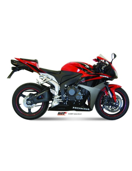 silencioso mivv suono acero negro carbon honda cbr 600 rr 2007 12 cbr 600 rr 2013 16