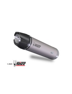 silencioso mivv ak 1 titanium con tapa de carbono honda cbr 600 rr 2024 26 uh 038 l4k