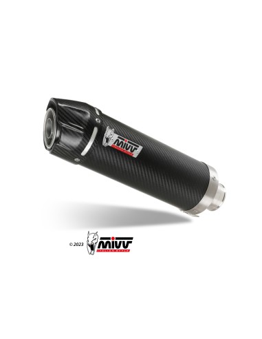 silencioso mivv gp carbon c tapa carbono voge brivido 125 r 2023 24 vo 002 l2sc
