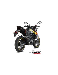 escape completo mivv 1x1 gp black con tapa carbono voge brivido 125r 2023 24 vo 002 lxbc 2