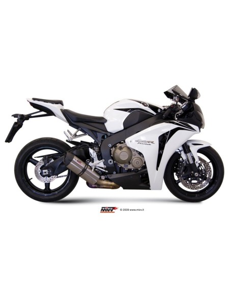 escape completo mivv 4x2x1 suono st steel con tapa carbono honda cbr 1000 rr 2008 13
