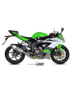 escape completo mivv 4x2x1 speed edge steel c tapa carbono kawasaki zx 6 r 636 2013 16 2