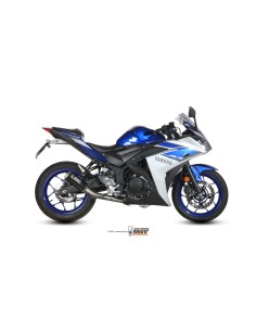 escape completo mivv 2x1 mk3 carbono yamaha yzf r25 2015 24 mt 03 2016 24 r3 2015 24