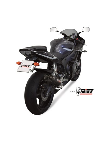 silencioso mivv gp acero negro carbon yamaha yzf 600 r6 2003 05 y 013 lxbc