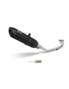 escape completo mivv 2x1 suono black con tapa carbono yamaha t max 500 2001 07 y 018 l9 2