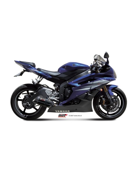silencioso mivv suono acero negro carbon yamaha yzf 600 r6 2006 16 y 021 l9