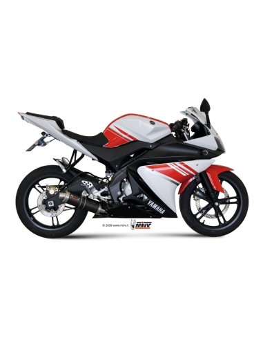 escape completo mivv 1x1 gp carbon yamaha yzf r125 2008 13 y 030 l2s