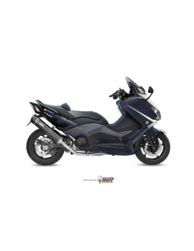 escape completo mivv 2x1 stronger black yamaha t max 530 2012 16 y 037 lbsc