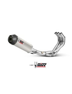 escape completo mivv 3x1 oval titan con tapa carbono yamaha mt 09 fz 09 2013 20