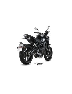 escape completo mivv 3x1 suono black con tapa carbono yamaha mt 09 fz 09 2013 20 2