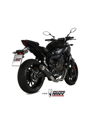 escape completo mivv 2x1 gp pro carbono yamaha mt 07 fz 07 2014 20 y 045 l2p