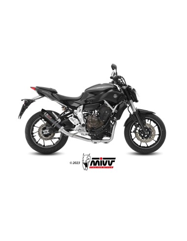 escape completo mivv 2x1 gp carbon con tapa carbono yamaha mt 07 fz 07 2014 24