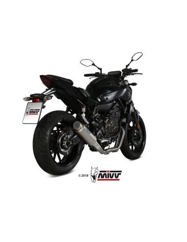 escape completo mivv 2x1 gp pro titan yamaha mt 07 fz 07 2014 20 y 045 l6p