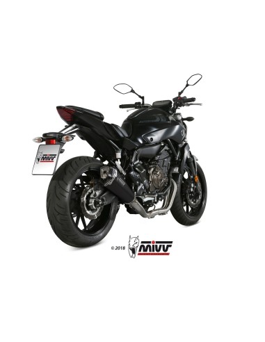 escape completo mivv 2x1 delta race black yamaha mt 07 fz 07 2014 24 y 045 ldrb