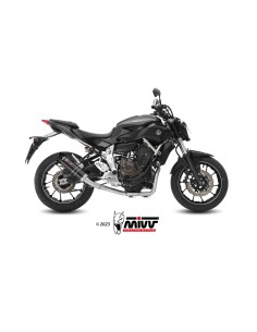 escape completo mivv 2x1 gp black con tapa carbono yamaha mt 07 fz 07 2014 24 y 045 lxbc 2