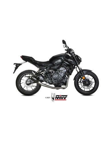 escape completo mivv 2x1 mk3 carbono yamaha mt 07 fz 07 2014 24 y 045 sm3c