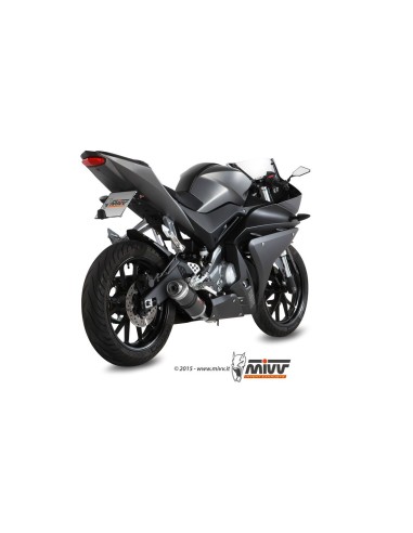 escape completo mivv 1x1 gp carbon yamaha mt 125 2015 19 yzf r125 2014 18 y 047 l2s