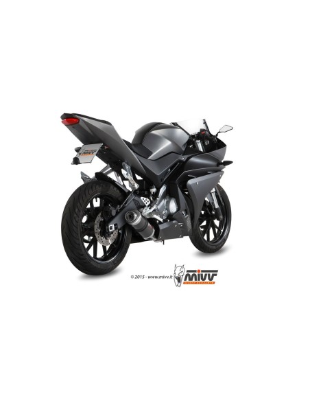 escape completo mivv 1x1 gp carbon yamaha mt 125 2015 19 yzf r125 2014 18 y 047 l2s