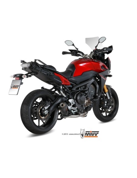 escape completo mivv 3x1 oval carbono tapa carbono yamaha tracer 900 gt fj 09 2015 20