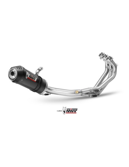 escape completo mivv 3x1 oval carbono con tapa carbono yamaha xsr 900 2016 20 y 054 l3c