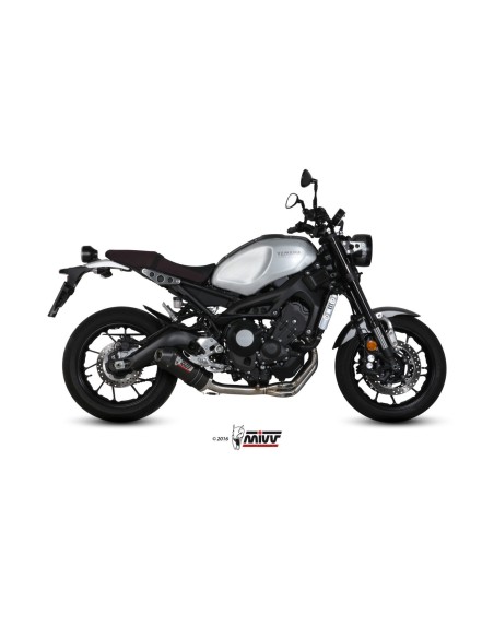 escape completo mivv 3x1 oval carbono con tapa carbono yamaha xsr 900 2016 20 y 054 l3c