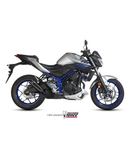 silencioso mivv double gun black yamaha mt 03 2016 26 y 055 ldgb