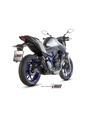 silencioso mivv double gun black yamaha mt 03 2016 26 y 055 ldgb