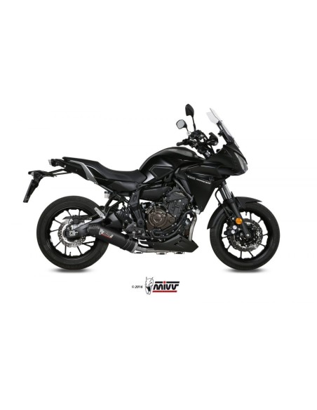 escape completo mivv 2x1 oval carbono tapa carbono yamaha tracer 700 gt tracer 7 2016 25