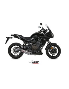 escape completo mivv 2x1 oval titan tapa carbono yamaha tracer 700 gt tracer 7 2016 25 2