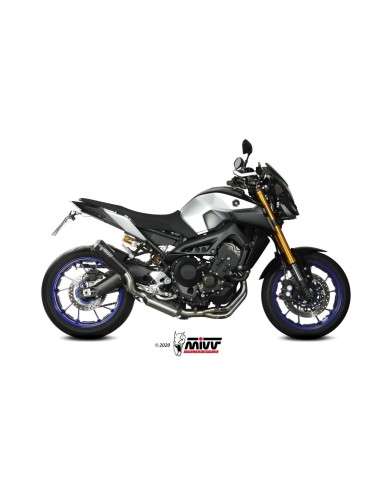 escape completo mivv 3x1 x m1 black yamaha mt 09 fz 09 2013 20 y 060 lc4b
