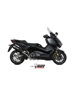 escape completo mivv 2x1 speed edge black yamaha t max 530 2017 19 y 061 lrb 2