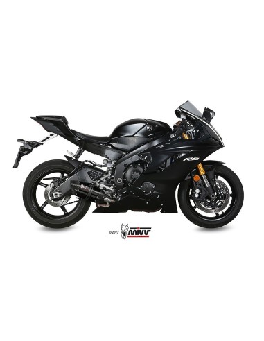 silencioso mivv suono acero negro carbon yamaha yzf 600 r6 2017 21 y 063 l9