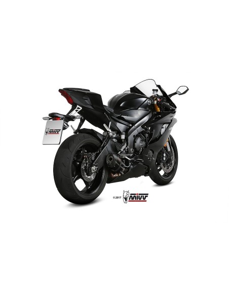 silencioso mivv suono acero negro carbon yamaha yzf 600 r6 2017 21 y 063 l9