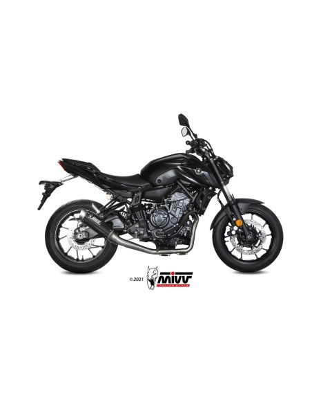 escape completo mivv 2x1 gp pro carbono yamaha mt 07 fz 07 2021 24 y 065 l2p