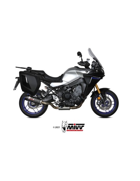 escape completo mivv 3x1 oval carbono con tapa carbono yamaha tracer 9 gt 2021 24