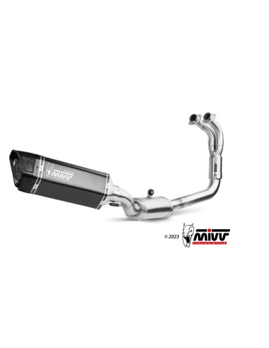 escape completo mivv 2x1 sr 1 black titanium yamaha yzf r7 2022 24 y 071 lr1tb