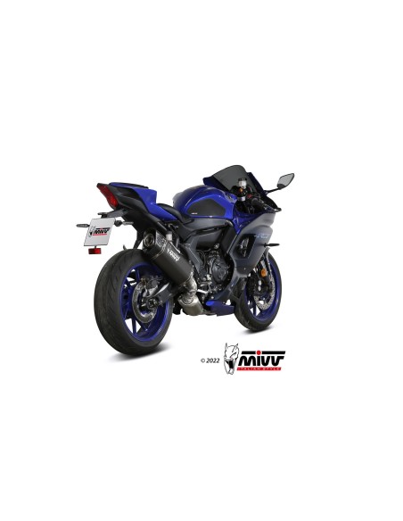 escape completo mivv 2x1 sr 1 black titanium yamaha yzf r7 2022 24 y 071 lr1tb